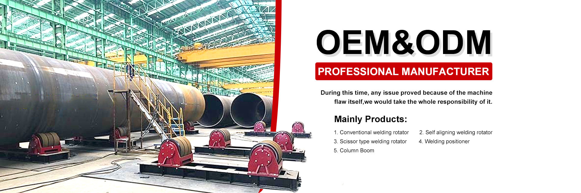 Qualität Rohrschweißensrollen Fabrik